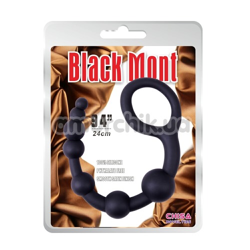 Анальний ланцюжок Black Mont 9.4, чорний
