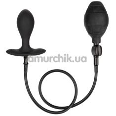 Анальный расширитель Weighted Silicone Inflatable Plug, черный - Фото №1