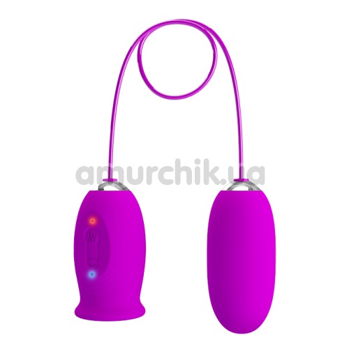 Виброяйцо + симулятор орального секса для женщин Pretty Love Daisy, фиолетовое
