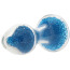 Анальная пробка Stardust Premium Glass Plug Glam, голубая - Фото №5