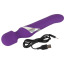 Универсальный массажер Javida Wand & Pearl Vibrator, фиолетовый - Фото №7