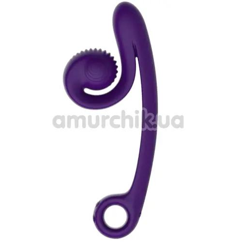 Вибратор для клитора и точки G Snail Vibe Curve, фиолетовый