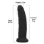 Фаллоимитатор с ароматом лакрицы Delicious Dildo Liquorice 19.5 см, черный - Фото №6