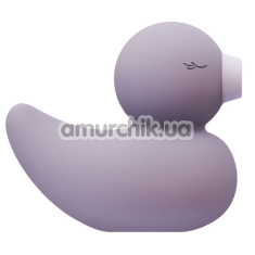 Симулятор орального сексу для жінок з вібрацією CuteVibe Ducky, фіолетовий - Фото №1