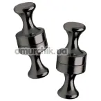 Магнітні затискачі для сосків Master Series Power Pins Magnetic Clamps, чорні - Фото №1