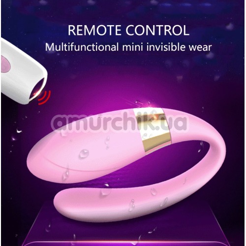 Вибратор V-Vibe Rechargeable Couples Vibrator, розовый