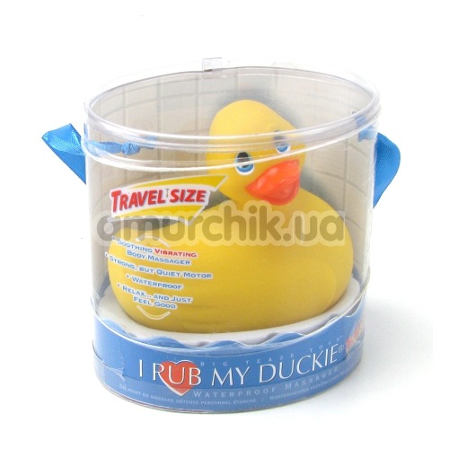 Клиторальный вибратор I Rub My Duckie Travel Size, желтый