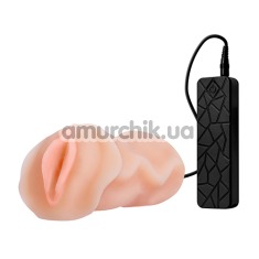 Искусственная вагина с вибрацией Realstuff Lifelike Vibrating Stroker, телесная - Фото №1