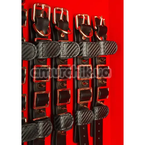 Бондажный набор Taboom Desires Masterpiece Bondage Case 11 PCS, черный