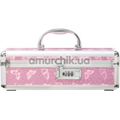 Кейс для хранения секс-игрушек The Toy Chest Lokable Vibrator Case, розовый - Фото №1