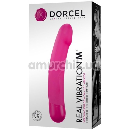 Вибратор для точки G Dorcel Real Vibration M, розовый