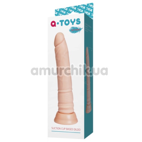Фаллоимитатор A-Toys Softskin Suction Cup Based Dildo 8.7, телесный
