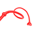 Плеть DS Fetish Whip Long с наконечником - сердцем, красная - Фото №4