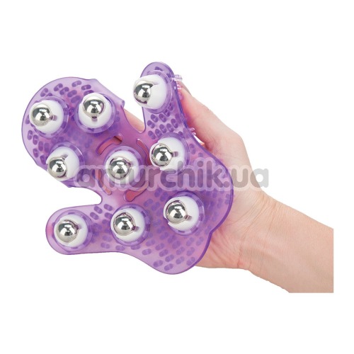 Универсальный массажер Simple & True Roller Balls Massager, фиолетовый
