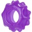 Набор из 3 эрекционных колец Reversible Ring Set, фиолетовый - Фото №4
