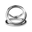 Ерекційне кільце Unbendable Triad Chamber Metal Cock And Ball Ring L, срібне - Фото №1
