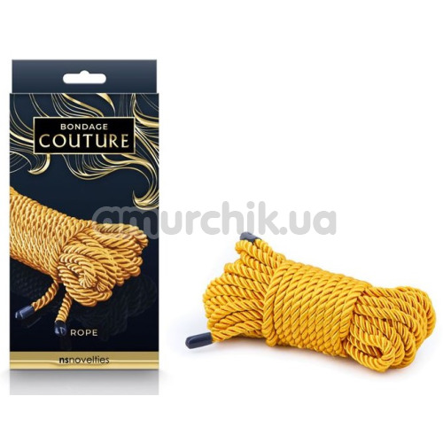 Мотузка Bondage Couture Rope 7.6m, жовта