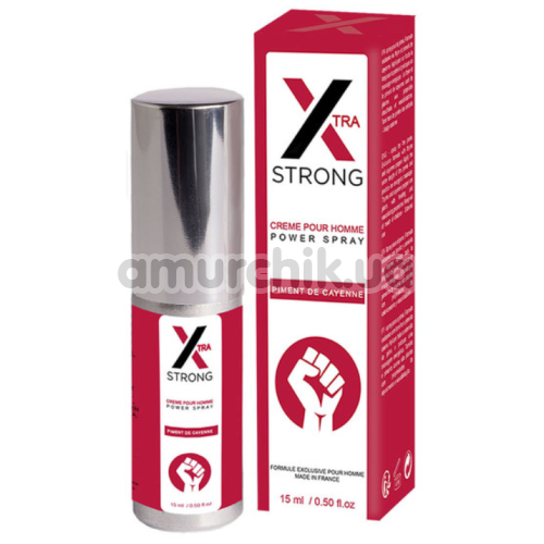 Спрей для усиления эрекции X Strong Penis Power Spray, 15 мл
