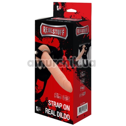 Страпон Realstuff Strap On Real Dildo 21706, тілесний