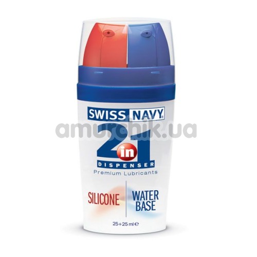 Лубрикант 2 в 1 Swiss Navy 2-IN-1 Silicone/Water Base, 50 мл