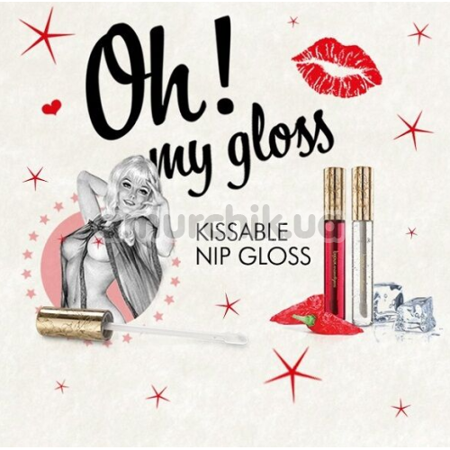 Набір з 2 збуджуючих бальзамів Bijoux Indiscrets Kissable Nip Gloss