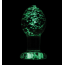 Анальная пробка Firefly Glass Plug Medium, светящаяся в темноте - Фото №3