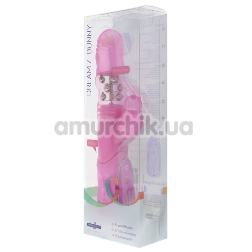 Вібратор Premium Range Dream 7 Bunny, рожевий