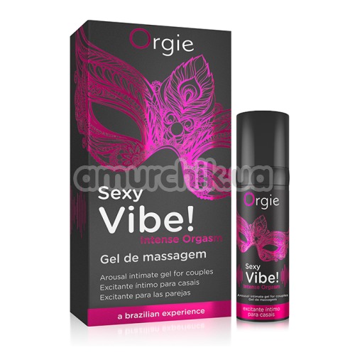 Возбуждающий гель с эффектом вибрации Orgie Sexy Vibe Orgasm Enhance, 15 мл