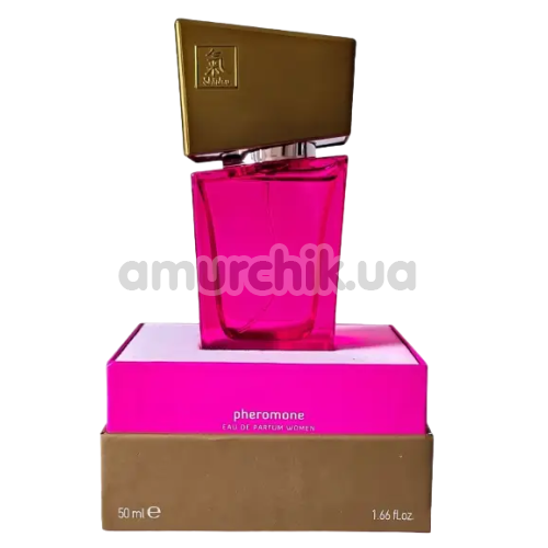 Духи с феромонами Shiatsu Pheromone Fragrance Women Pink для женщин, 50 мл
