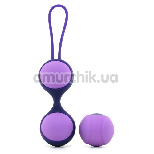 Вагинальные шарики Key Stella II Double Kegel Ball Set, фиолетовые