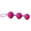 Вагинальные шарики Key Stella III Graduated Kegel Ball Set, розовые - Фото №2