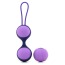 Вагинальные шарики Key Stella II Double Kegel Ball Set, фиолетовые - Фото №2