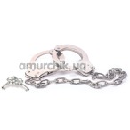 Наручники Chrome Hand Cuffs With Extended Chain - Фото №1