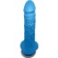 Мыло в виде пениса с присоской Чистий Кайф L, голубое - Фото №1