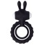 Виброкольцо JOS Good Bunny, чёрное - Фото №2