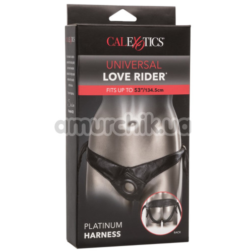 Трусики для страпона Universal Love Rider Platinum Harness, чорні