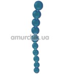 Анальные бусы Jumbo Jelly Thai Beads голубые