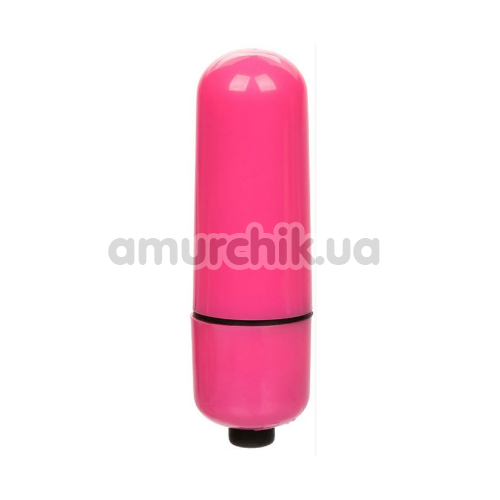 Клиторальный вибратор 3-Speed Bullet, розовый - Фото №1