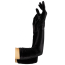 Перчатки Leg Avenue Stretch Velvet Opera Length Gloves, черные - Фото №0