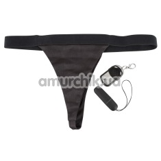 Вибротрусики Vibrating Panties Remote Controlled, черные - Фото №1