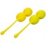 Набір вагінальних кульок Kegel Training Set Lemon Squeeze Relax Repeat, жовтий - Фото №2