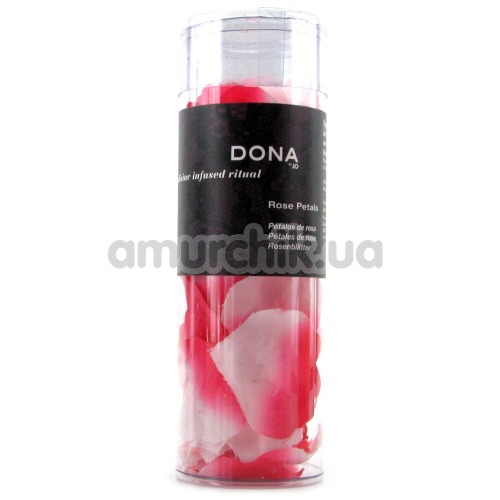 Лепестки роз Dona Rose Petals, бело-розовые