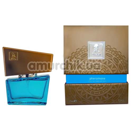 Парфуми з феромонами Shiatsu Pheromone Fragrance Men Light Blue для чоловіків, 15 мл