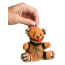Брелок Master Series Gagged Teddy Bear Keychain - медвежонок, коричневый - Фото №5