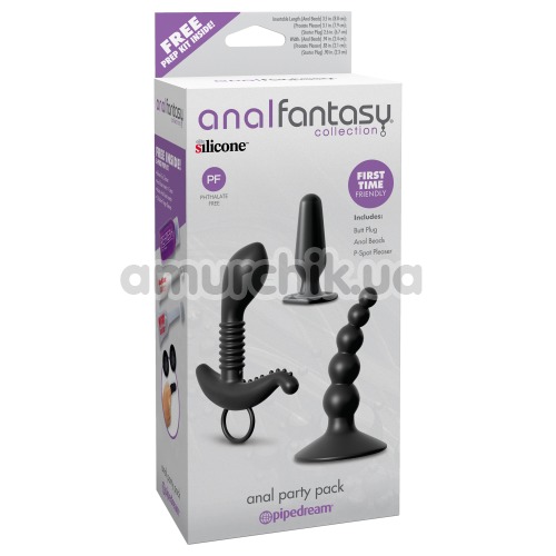 Набор из 3 предметов Anal Fantasy Collection Anal Party Pack