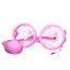 Вакуумная помпа для увеличения груди Breast Pump Enlarge With Twin Cups 014091-3, розовая - Фото №2