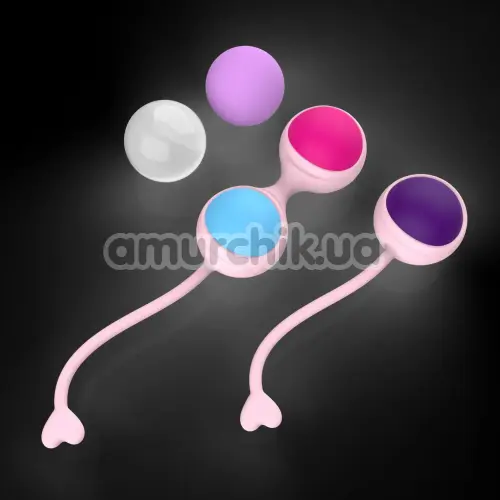 Набор вагинальных шариков Odeco Every Night Toys Kegel Balls YAI-010K1, разноцветный