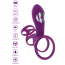 Насадка на пенис с вибрацией Toy Joy Happiness Halo Halo C-Ring Sleeve, фиолетовая - Фото №3
