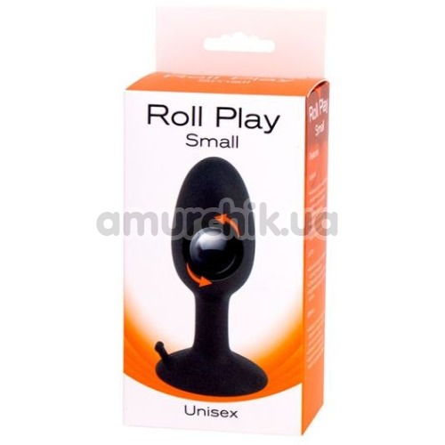 Анальная пробка Roll Play Small, черная