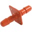 Насадка-кріплення для іграшок Vac-U-Lock Double Dong Plug, червона - Фото №1